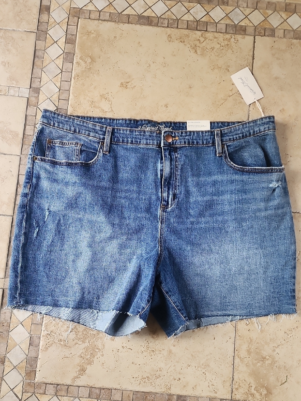Universal Thread Medium Blue Denim Cutoff Shorts